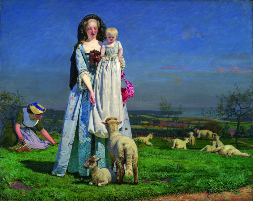 Ford Madox Brown, 'The Pretty Baa-Lambs', 1851, Birmingham Museum & Art Gallery
