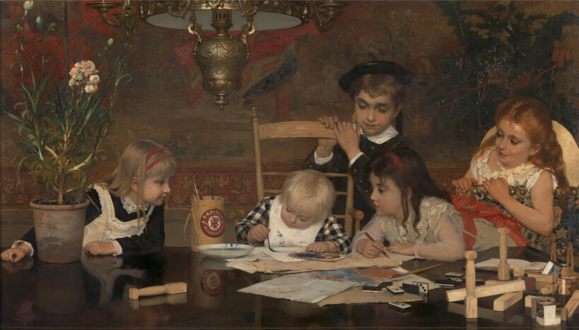 Jan Frans Verhas, 'The Master Painter', 1877, MSK Ghent