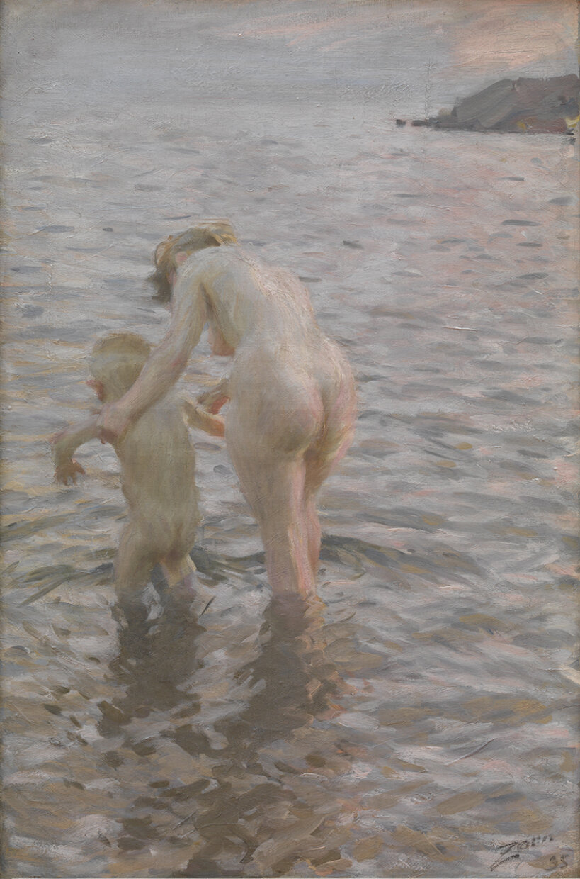 Anders Zorn, 'Avec sa mère', 1895, MSK Gand