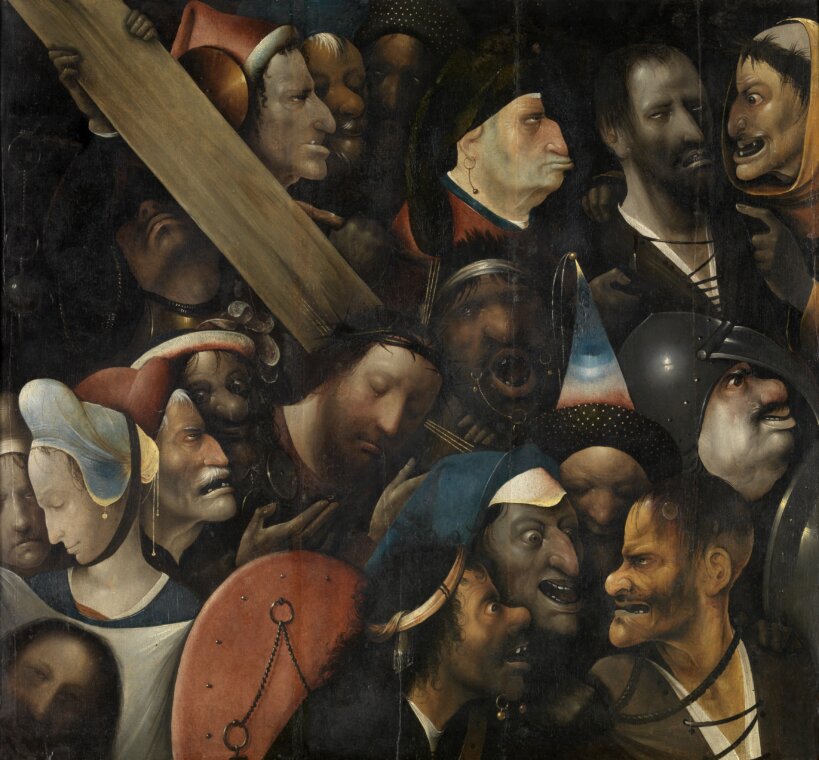 Jheronimus Bosch, 'Le Portement de Croix', vers 1510–1516, MSK Gand