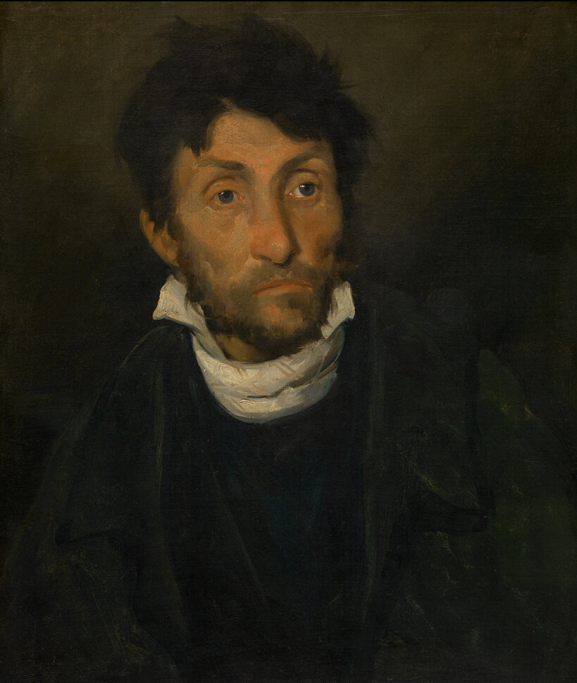 Théodore Géricault, 'Portret van een kleptomaan', ca. 1820, MSK Gent