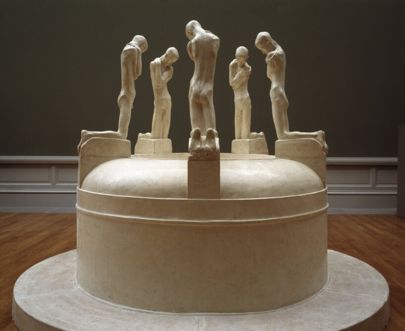 George Minne, 'Fountain with Kneeling Youths Youths', c. 1905 Basin, c. 1927–1930 (copy), MSK Ghent