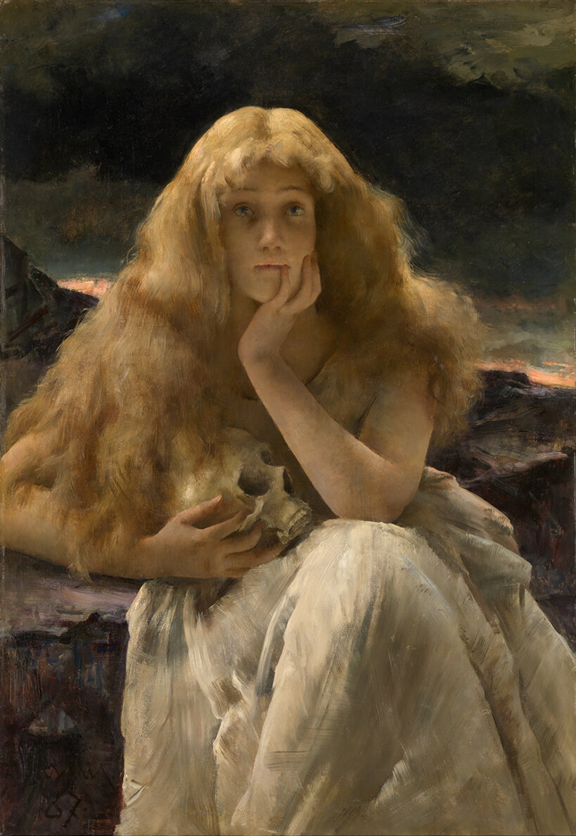 Alfred Stevens, 'Mary-Magdalene', 1887, MSK Ghent