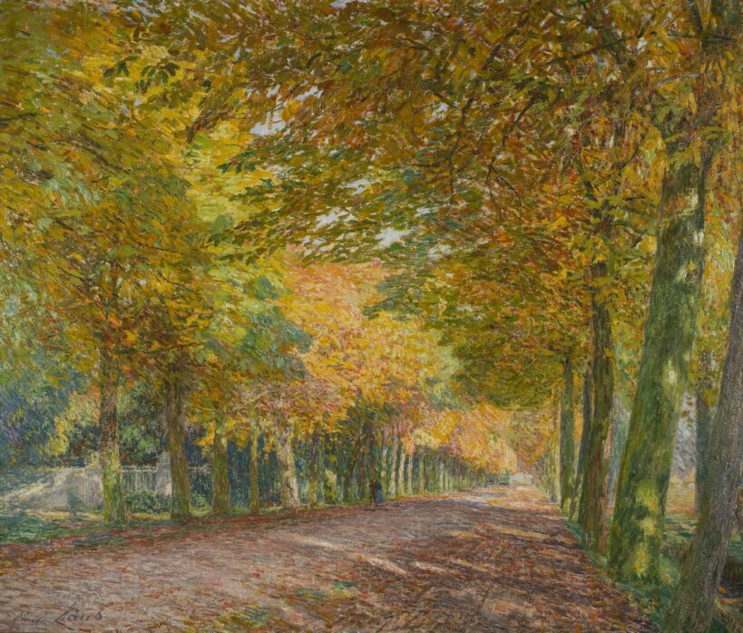 Emile Claus, 'Zonnige dreef', 1903, MSK Ghent - Bequest of the heirs of Jozef and Fernand De Blieck