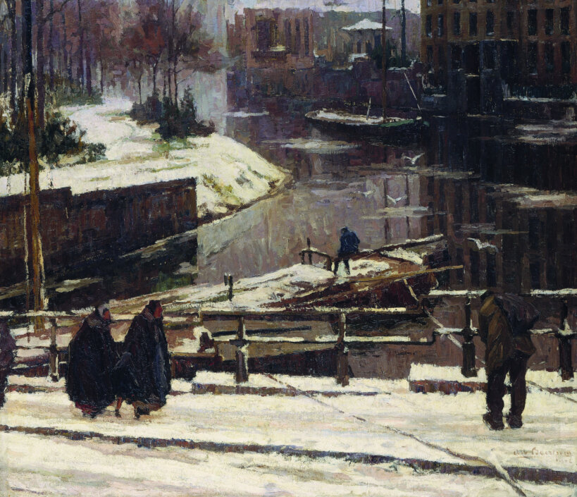 Albert Baertsoen, 'De dooi in Gent', 1902, Musée d’Orsay