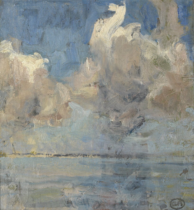 Albert Baertsoen, 'Wolken boven de zee', 19e eeuw, MSK Gent