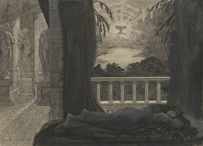 Charles Doudelet, 'Illustratie voor Ultima Thule', 1898, MSK Gent